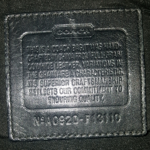 Authentic Coach Leather Business Tote - Picture 6 of 8